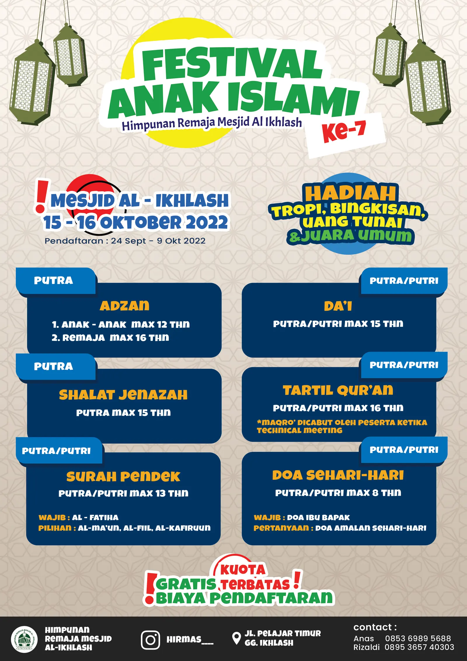 FAIS event poster